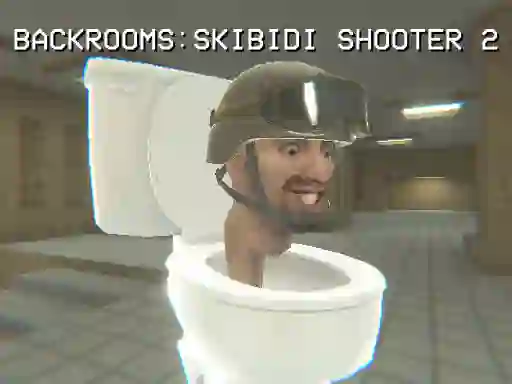 Mäng Backrooms: Skibidi Shooter 2 Internetis