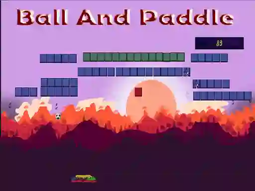 Mäng Ball And Paddle Internetis