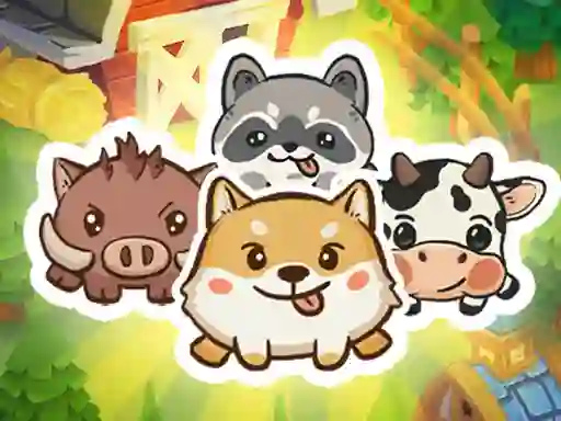 Mäng Animal Sort Cute Game Puzzle Internetis