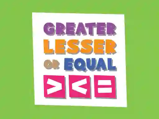 Mäng Greater Lesser Or Equal Internetis