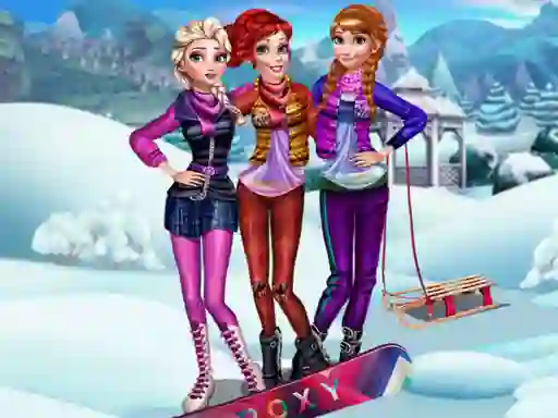 Mäng Girls Winter Fashion Internetis