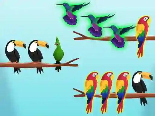 Mäng Bird Sort Challenges Internetis