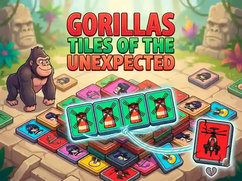 Mäng Gorillas Tiles Of The Unexpected Internetis