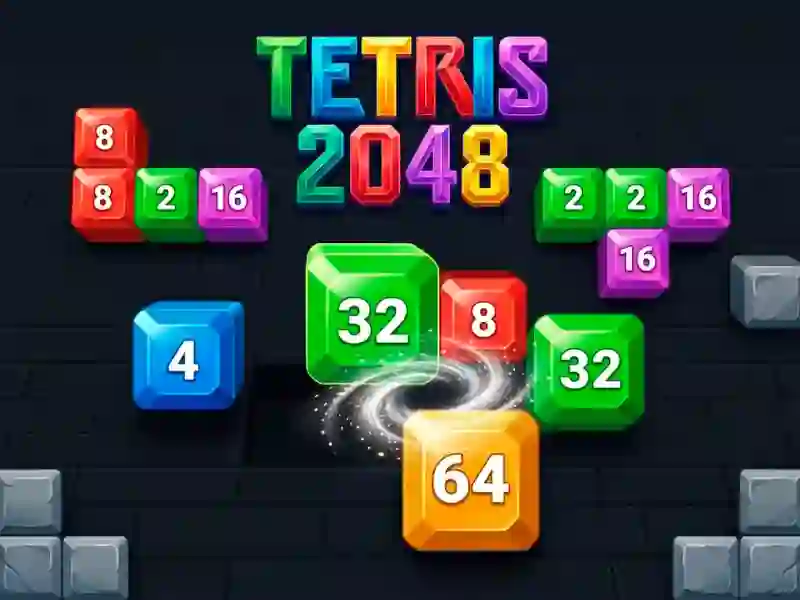Mäng Tetris 2048 Internetis