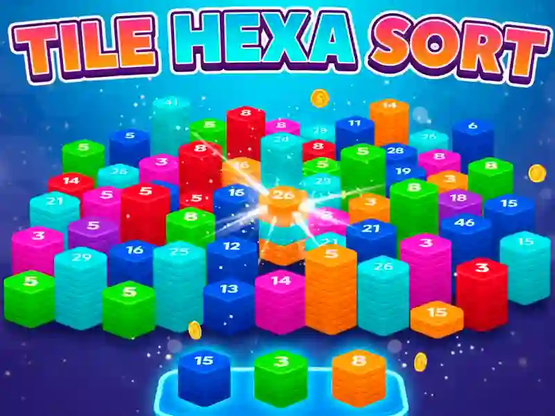 Mäng Tile Hexa Sort Internetis