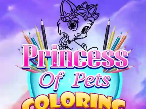 Mäng Princess Of Pets Coloring Internetis