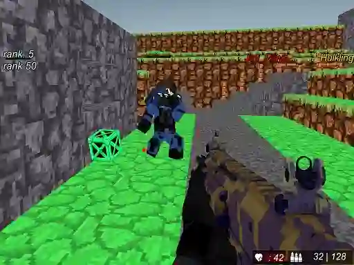Mäng Blocky Wars Advanced Combat Swat Multiplayer Internetis