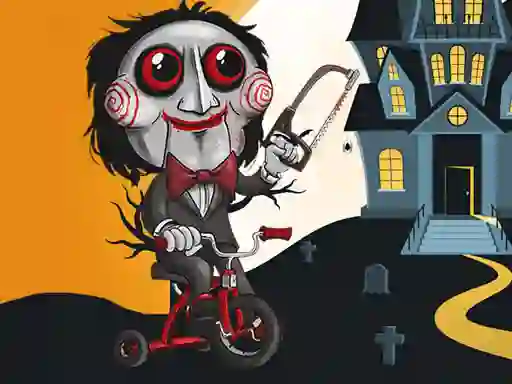 Mäng Scary Faces Jigsaw Internetis