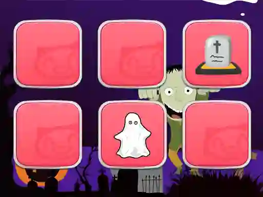 Mäng Memory Halloween Internetis