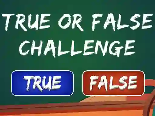Mäng  True Or False Challenge Internetis