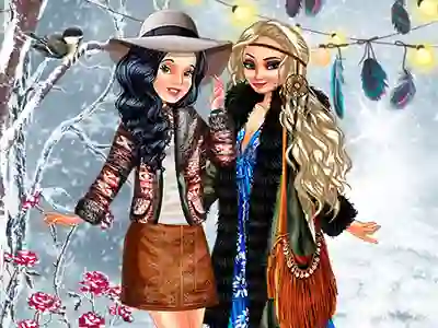 Mäng Boho Winter With Princess Internetis