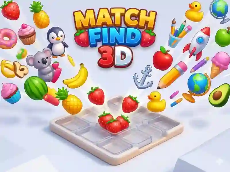 Mäng Match Find 3D Internetis