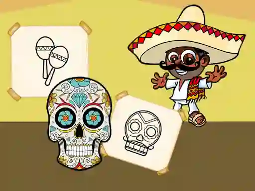 Mäng Crazy Mexican Coloring Internetis