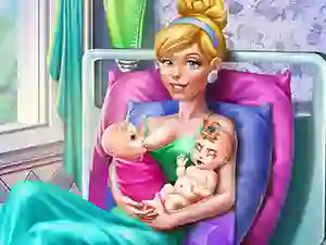 Mäng Cinderella Twins Birth Internetis