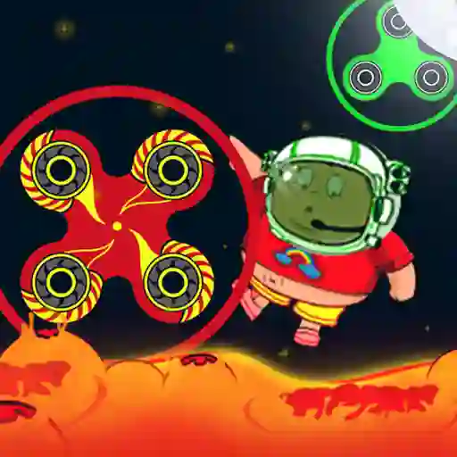 Mäng Spinner Astro the Floor is Lava Internetis