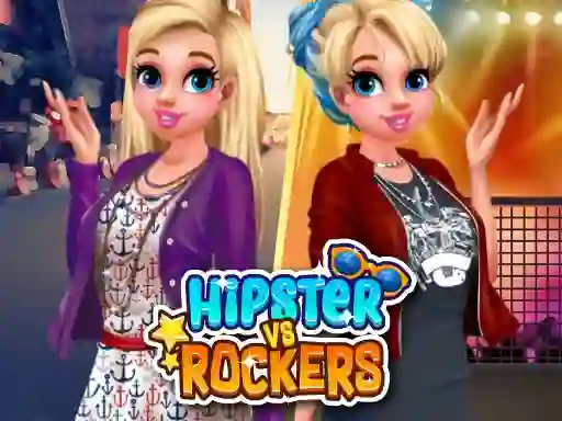 Mäng Hipsters vs Rockers Internetis