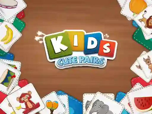 Mäng Kids Cute Pairs Internetis