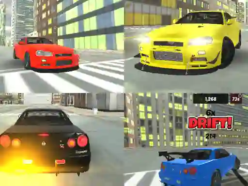 Mäng Skyline Drift 3d Internetis