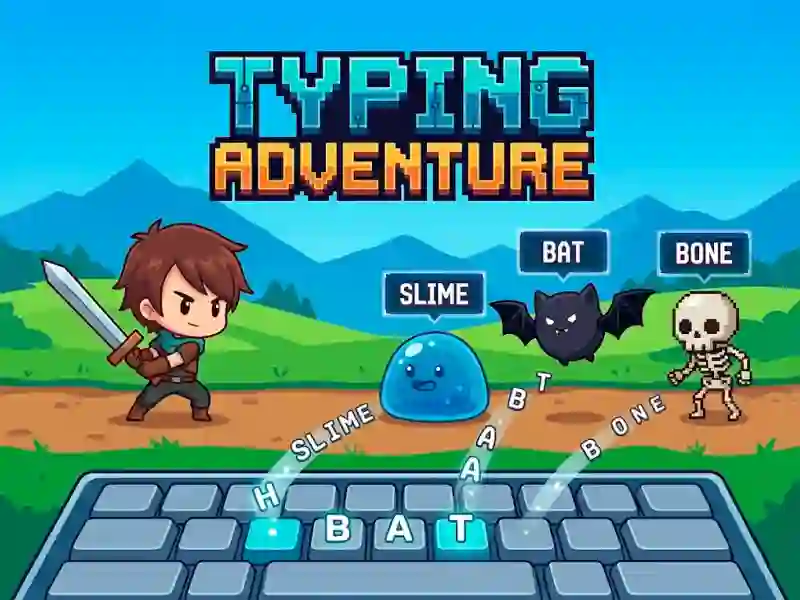 Mäng Typing Adventure Internetis