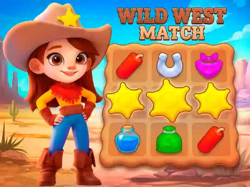 Mäng Wild West Match Internetis