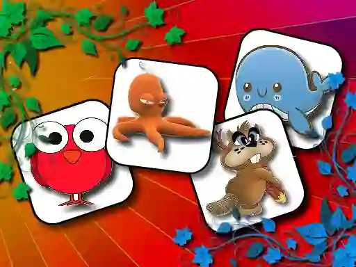 Mäng Funny Animals Memory Internetis