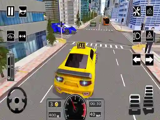 Mäng Modern City Taxi Car Simulator Internetis