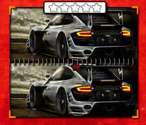 Mäng Racing Cars 25 Differences Internetis