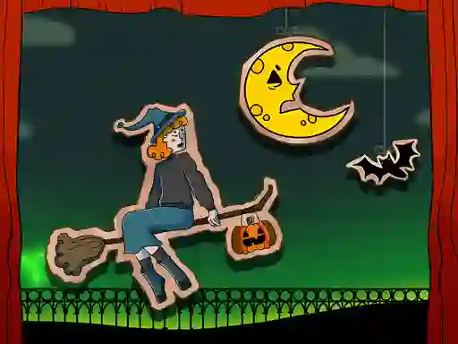 Mäng Halloween Witch Fly Internetis