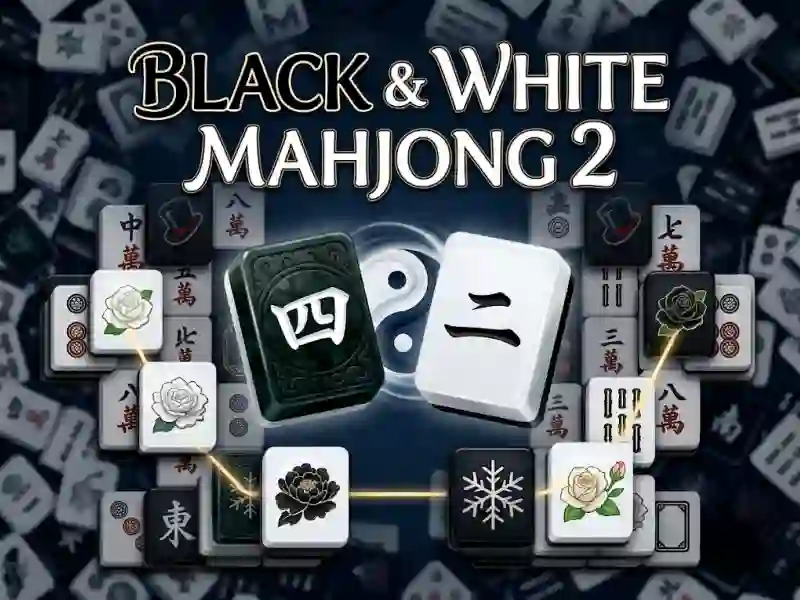 Mäng Black & White Mahjong 2 Internetis