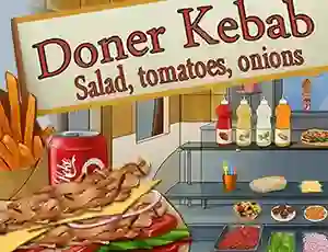 Mäng Doner Kebab Salad, Tomatoes, Onions Internetis