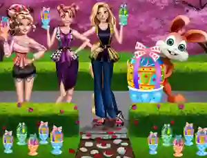Mäng Girls Easter Chocolate Eggs Internetis