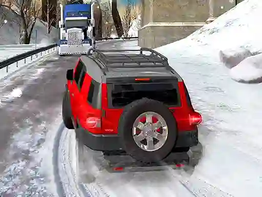 Mäng Heavy Jeep Winter Driving Internetis