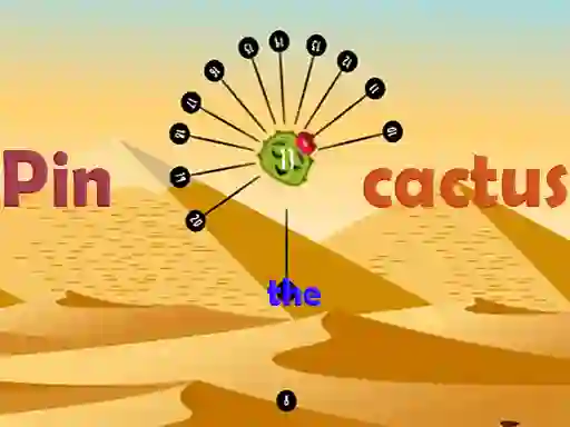 Mäng Pin the cactus Internetis