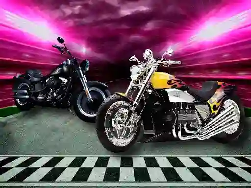 Mäng Motorbike Puzzle Challenge Internetis