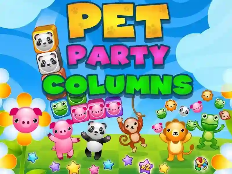 Mäng Pet Party Columns Internetis