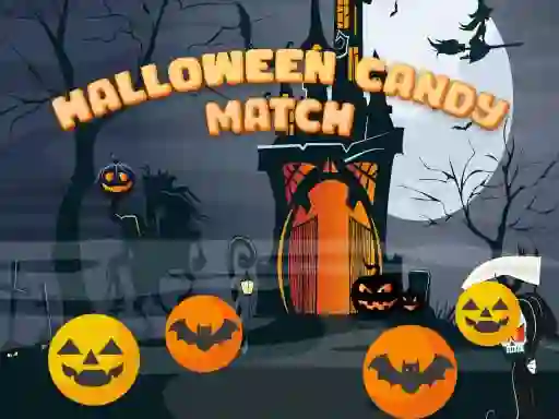 Mäng Halloween Candy Match Internetis