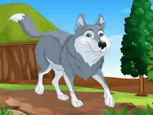 Mäng Wolf Jigsaw Internetis