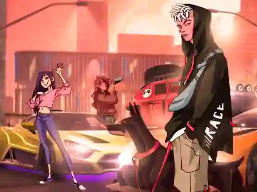 Mäng Rod Multiplayer Car Driving Internetis