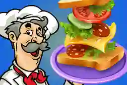 Mäng Sandwich Baker Internetis