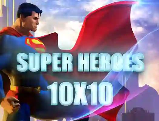 Mäng Super heroes 10х10 Internetis