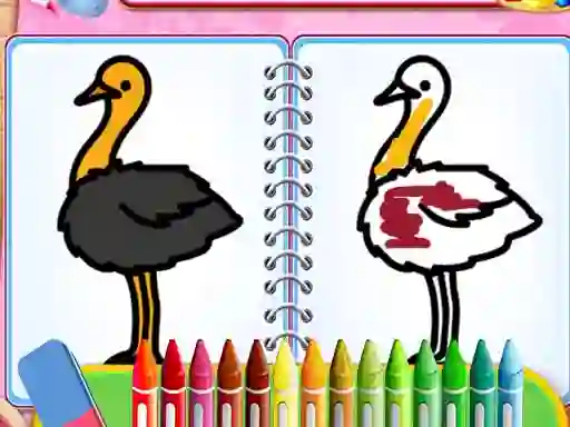 Mäng Coloring Birds Game Internetis