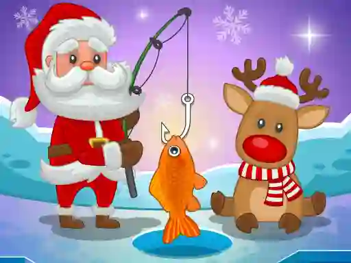 Mäng Santa's Christmas Fishing Internetis