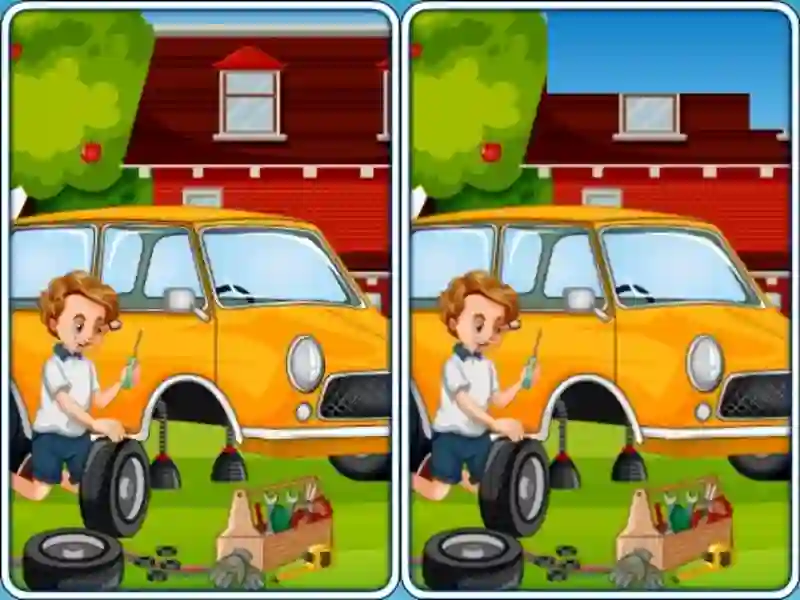 Mäng Car Garage Differences Internetis