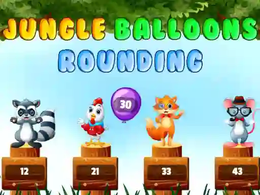 Mäng Jungle balloons rounding Internetis
