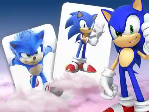 Mäng Sonic Memory card Match Internetis