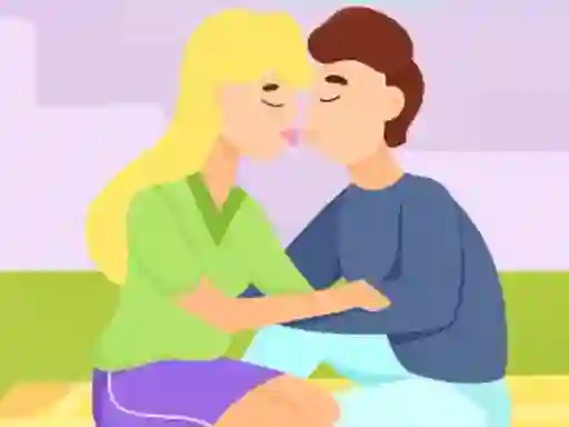 Mäng Romantic Secret Kiss Internetis