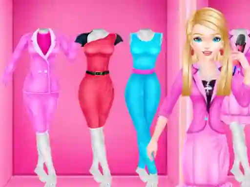 Mäng Doll Career Outfits Challenge Internetis