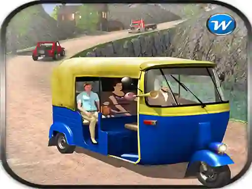 Mäng Public Tricycle Rickshaw driving Internetis