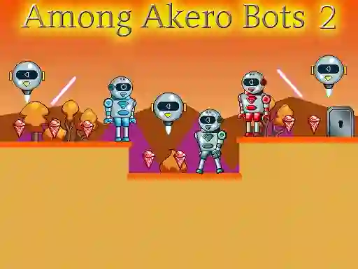 Mäng Among Akero Bots 2 Internetis