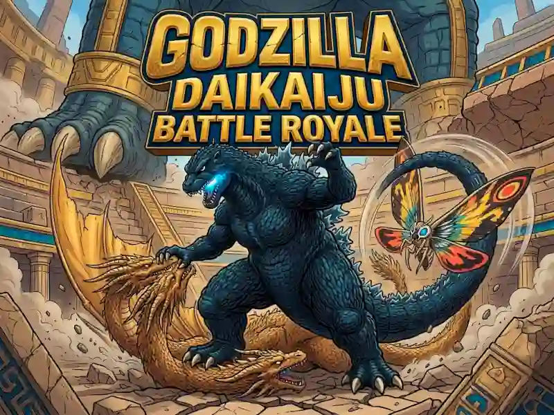 Mäng Godzilla Daikaiju Battle Royale Internetis